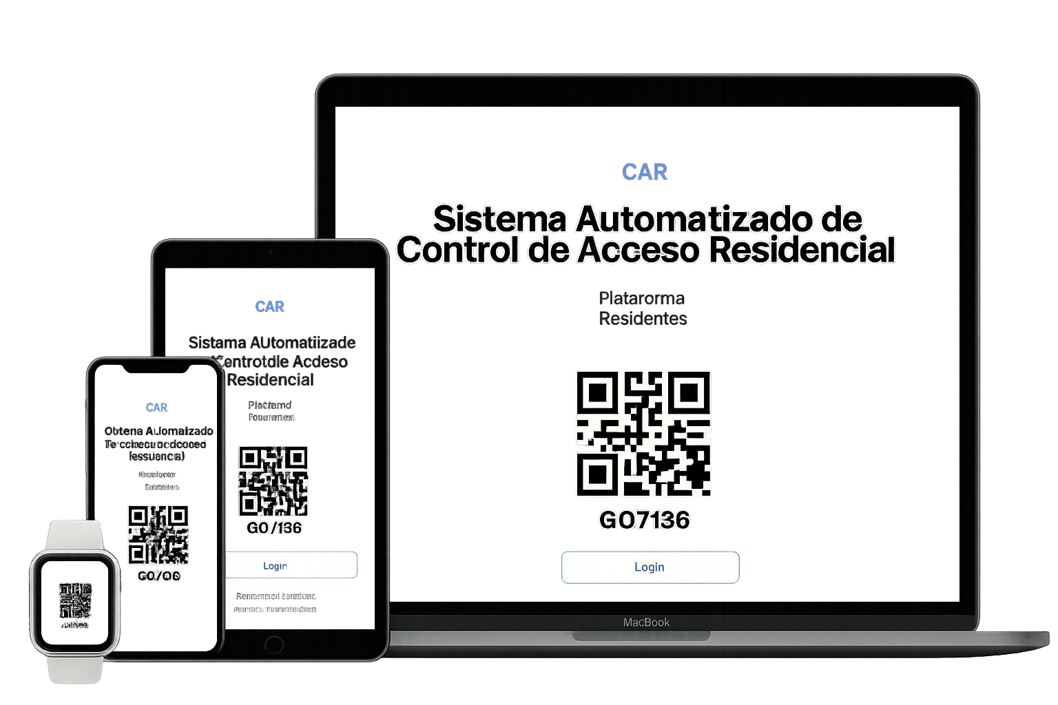 Smart Gate — Panel de control en dispositivos